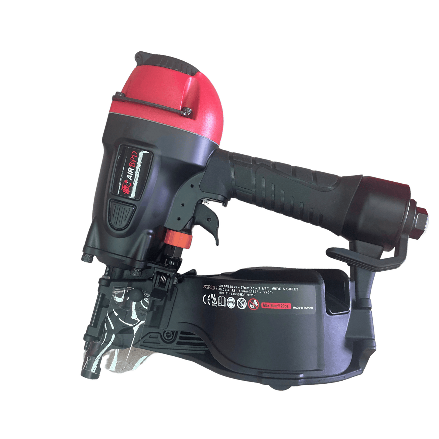 Air BPD 15 Degree Dual Collated 57mm Coil Nailer PCN557-P
