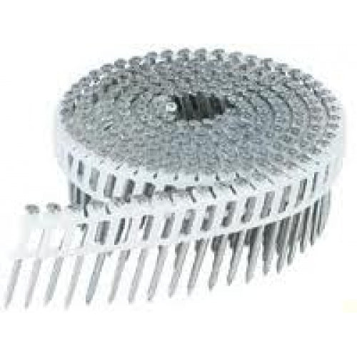 15° Plastic Collated Flat Head Coil Nails