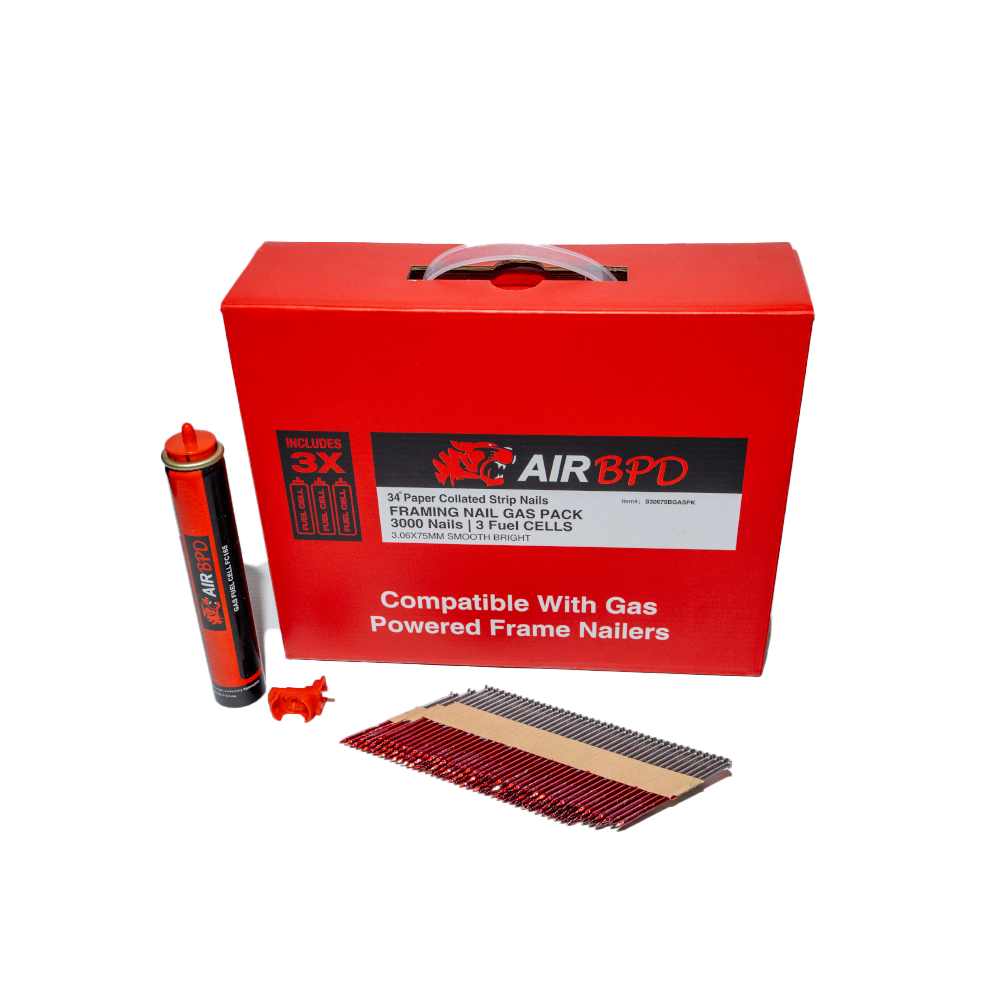 Air BPD 75mm Framing Nails Gas Pack